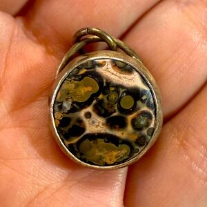 Leopard jasper pendant